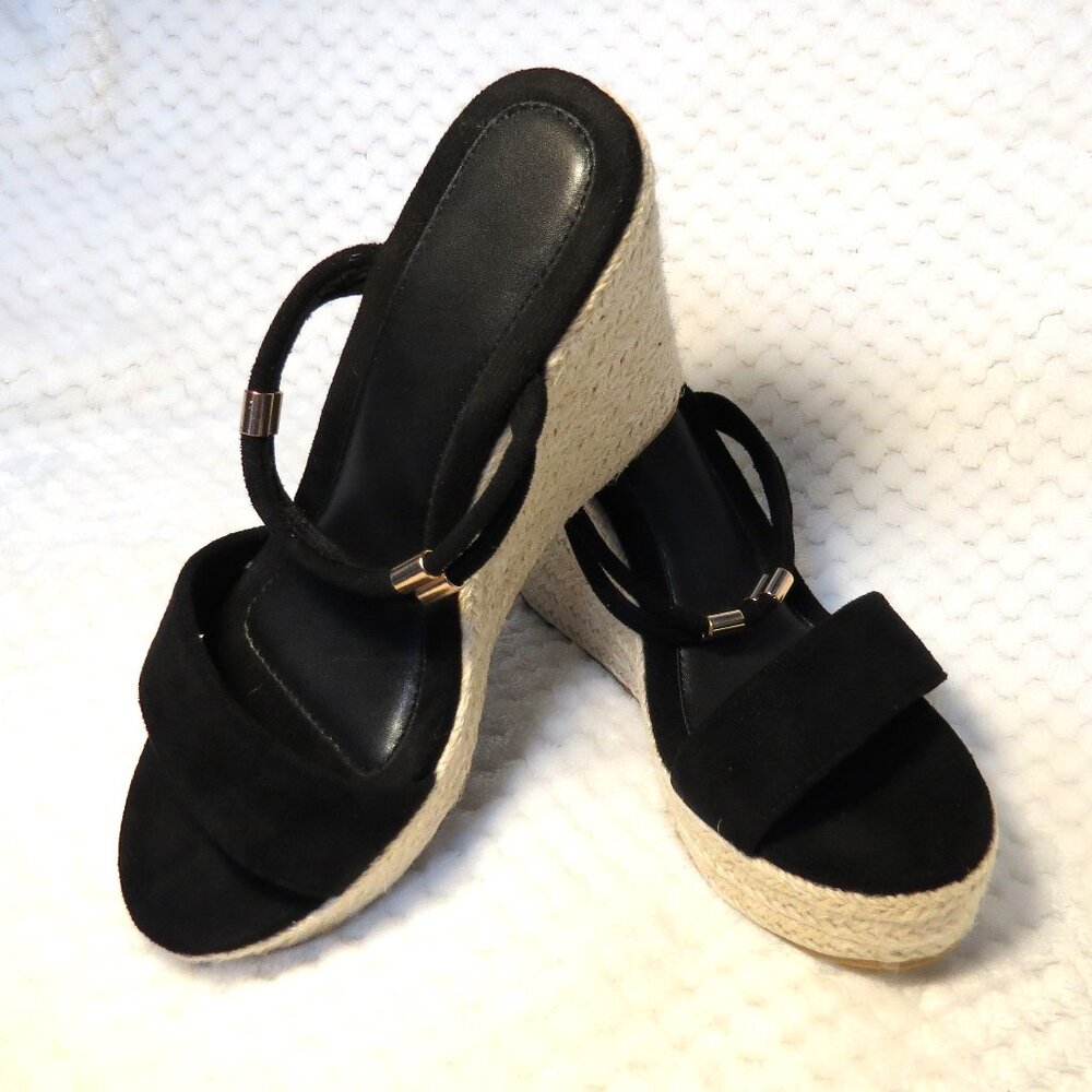 New Espadrille Wedge Platform Sandals